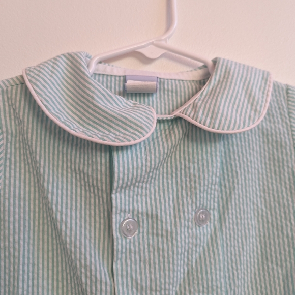 Bailey Boys Green Button Down Shirt Boys 3T Easter Preppy - Picture 2 of 4